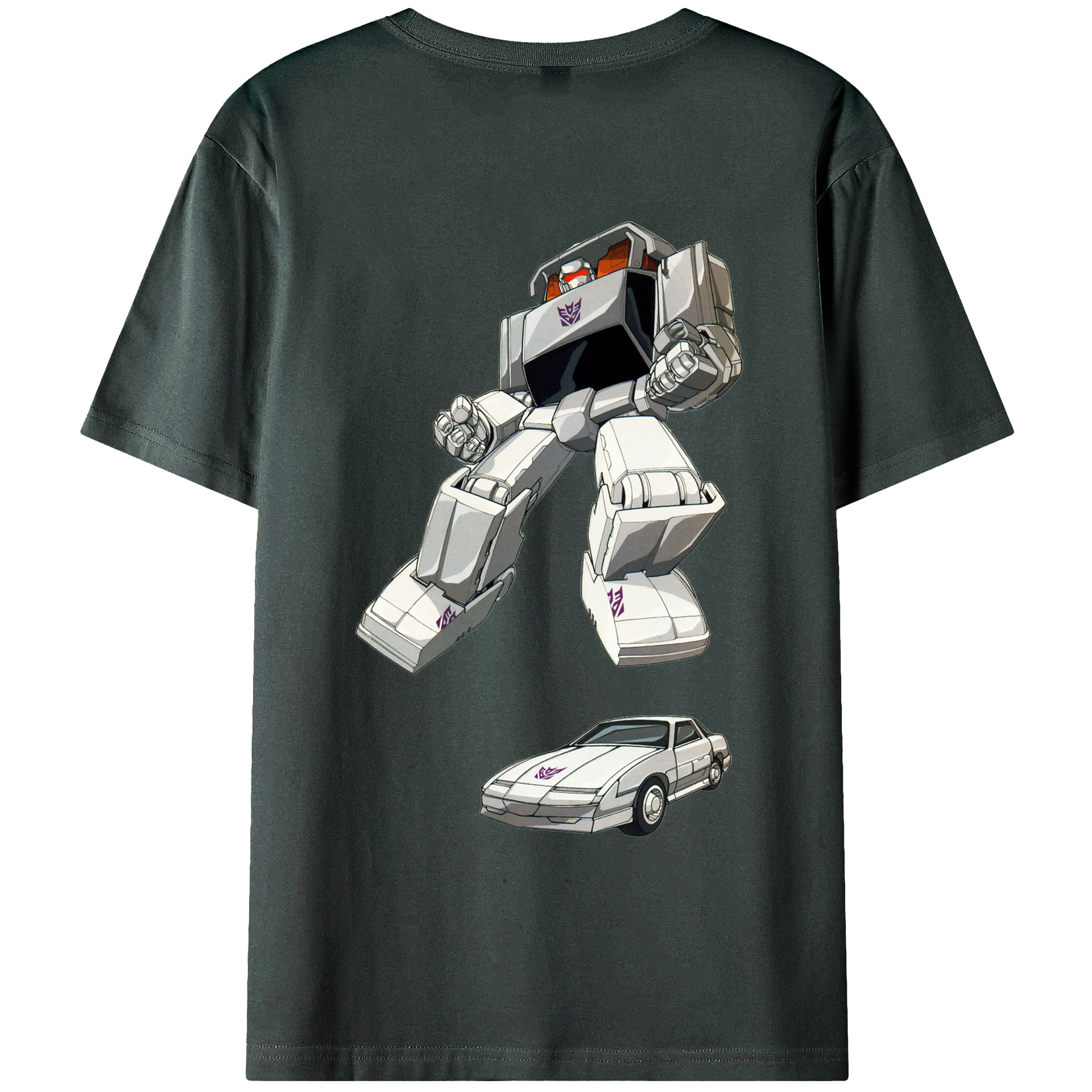 （画像用）  綿100％ メンズ半袖Tシャツ（バックプリント） 通気性